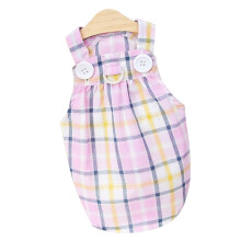 Vestito a quadri per cani - Cotone rosa XXL 1 pezzo