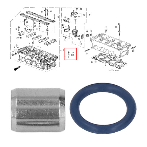 OE Replacement O Ring & Pin Kit 91302 GE0 000