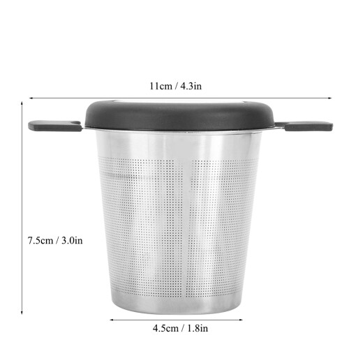 Stainless Steel Tea Infuser Cup with Lid