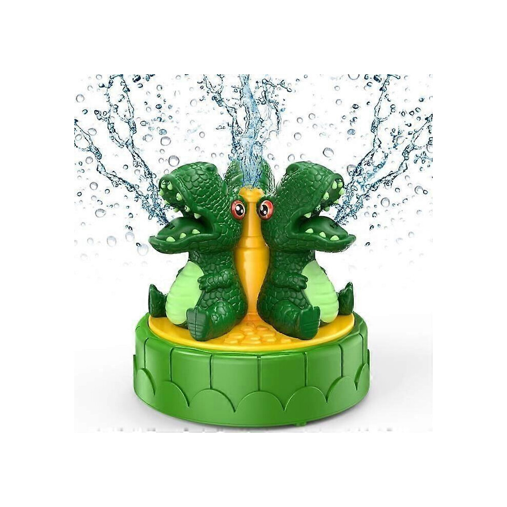 Water Sprinkler Toy For Kids, Dinosaur Outdoor Water Toy, Water Sprayer Toy For Garden Lawn Pool, Green 6485316028322