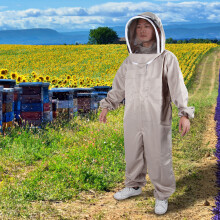 Hooded Beekeeping Overall Cotton Anti Bee