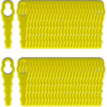 100 lame per bordatrice Ryobi Rac155 Rac157 Rac158 a doppia testa dentellata di ricambio