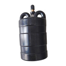 (Black, DN 50mm) Manual pipe plug for drain with balloon pressure test