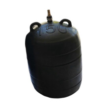 (Black, DN 150 160mm) Inflatable pipe plug for drain testing with balloon seal