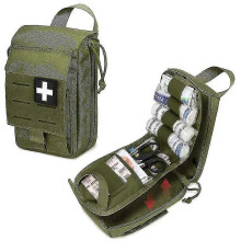 Tactische Molle EHBO-kit, medische tas, EDC-etui, nooduitrusting voor kamperen en survival, zaklamp voor buiten, tourniquet