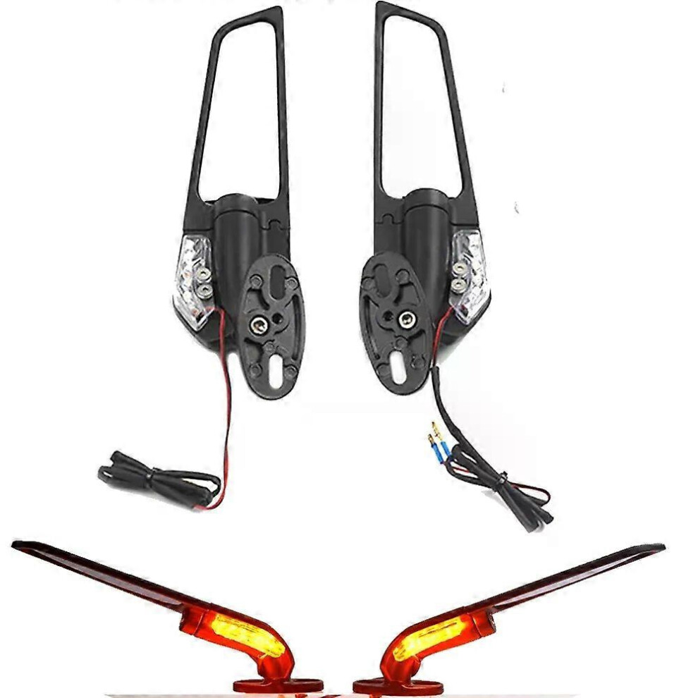 Fit Rsv4 For Aprilia Rs660 Rsv4 1100 2021-2022 Motorcycle Aluminium Adjustable Rotate Sports Winglets Wing Stealth Mirrors 6485316030509