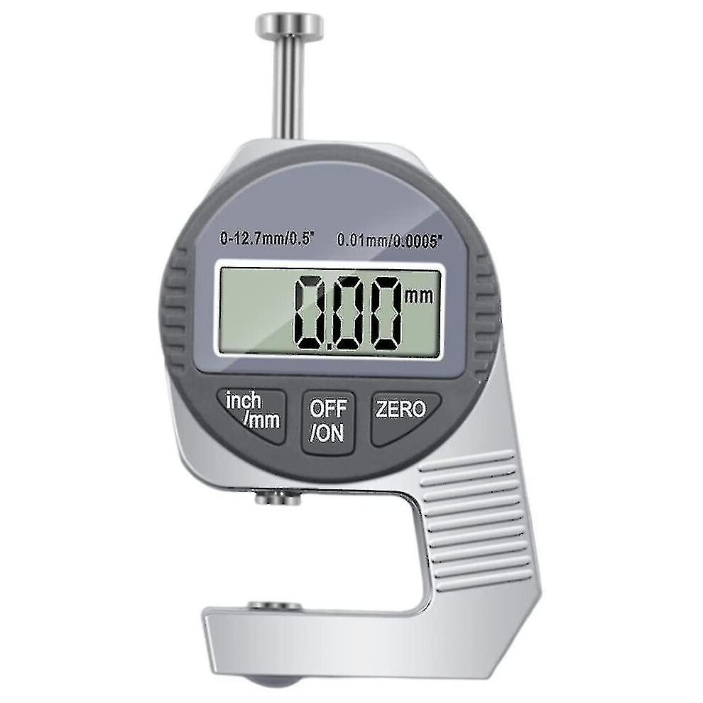 0-12.7Mm Digital Thickness Gauge 0-12.7Mm Measuring Thickness Electronic Micrometer Electronic Micro 6485316025871