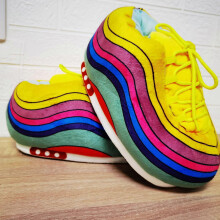 Παπούτσια τύπου sneakers με απαλό, ζεστά και ασαφή χειμωνιάτικα παπούτσια drag γ