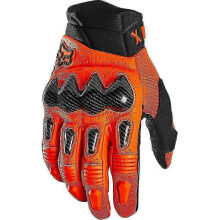 (Orange, L) Motorcycle riding gloves for men - Comfortable sports biking gloves