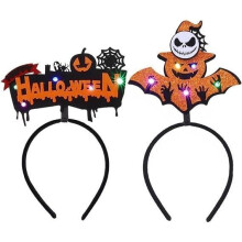 LED-valonauhat - Halloween - Kurpitsa - Musta kissa - Hämähäkinverkko - Aave