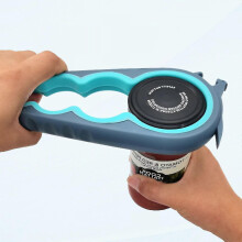 Abrebotellas y latas para personas con manos débiles, artritis o fuerza reducida: abrebotellas multiusos fácil de usar, compatible con