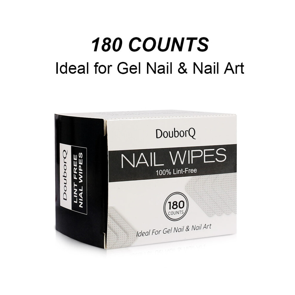 Green (Emerald 180 Pieces) 360 180 Piece Nail Polish Remover Towel Cotton Piece Eyelash Glue Cleaning Piece Nail Polish