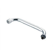 Edelstahl Wasserhahn Auslaufrohr - 18mm Horizontal mit 25mm Messingmutter