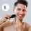 Small Men Electric Shaver Rechargeable Beard Shaving-Black 2