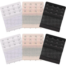 "6 stuks zachte, comfortabele bh-bandverlengers voor dames, 4 haakjes, 3 rijen" f54