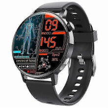Reloj inteligente F67 Pro con monitorización de ECG, glucosa en sangre y ácido úrico, pantalla redonda de 1,41 pulgadas, ideal para hom
