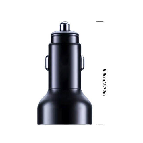 Zware autolader met LED-spanningsweergave 30W Type C en 100W 2