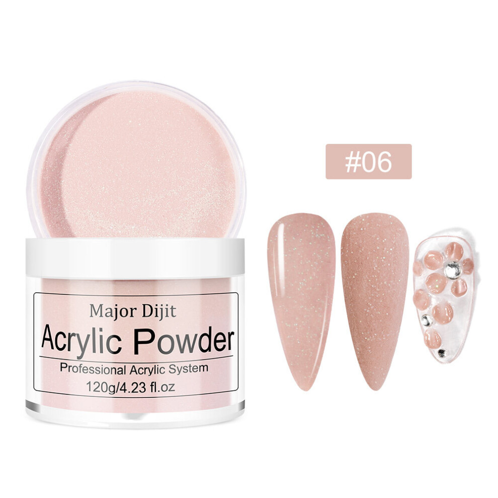 (5#) Nail salon store crystal powder 120g nail powder glitter powder nail carving powder 5 colors optional