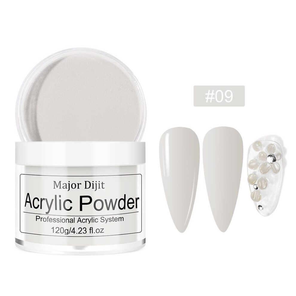 (9#) Nail salon store crystal powder 120g nail powder glitter powder nail carving powder 5 colors optional