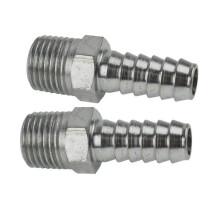 1/4" BSP - 5/16" (8 mm) kierteitetty ilmaletkuliitin, 2 kpl FT042
