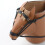 Handgemaakte lederen desktop organizer paardenvorm lederen 5