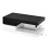 (Black,White) Table basse moderne,LED ambiante,contrôle app/Bluetooth,plateau en verre,finition laquée,salon 1
