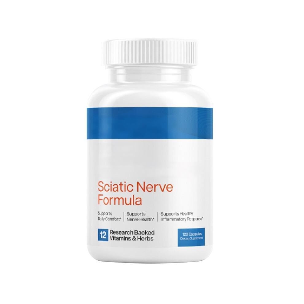 (1PC) Sciatic Nerve Health Formula, 120 Capsules with 12-in-1 Vitamins , Supports Nerve Comfort & Healthy Inflammatory Response