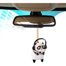 Panda-taustapeiliriipus auton sisustuslisävarusteeksi naisille ja miehille, useita värejä, LARGEIGHT