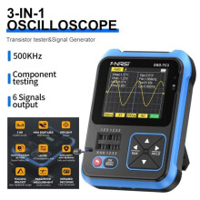 Kannettava digitaalinen oskilloskooppi - MIOLOE - DSO-TC3 - 500 kHz - 2,4 tuuman TFT-näyttö - transistoritesteri