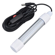 GOTOTOP LED-kalastusvalo, 126 LEDiä, IP68-vedenpitävä, upotettava yökalastuslamppu, 1000lm