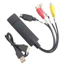 Jet USB 2.0 VHS-DVD-analogi-digitaalivideomuunnin Easycap Audio Record Capture Card PC Adapter #77 H01846