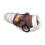 Large Dog Cotton Coat Waterproof Windproof-white brown L. 1