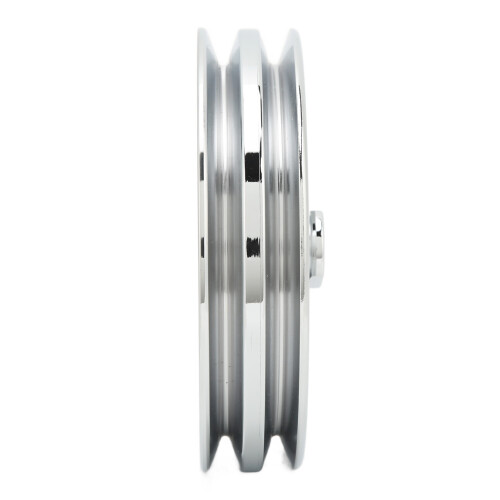 Chrome Power Steering Pulley Double Groove