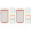 2Rouleaux Stickers Marqueurs Multi-Usages Couleurs Vives Dommage 1