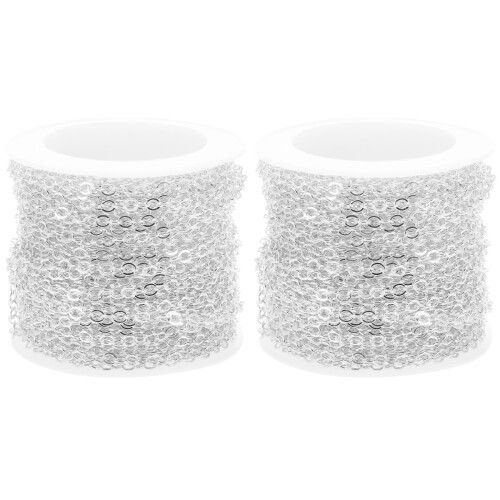 2Rouleaux De Cuivre Argentée Pour Bracelets, Sacs DIY