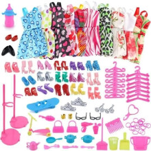 Σετ Ρούχων Barbie Dress Up FOLAYA - Λευκό - Για παιδιά 3 ετών και άνω
