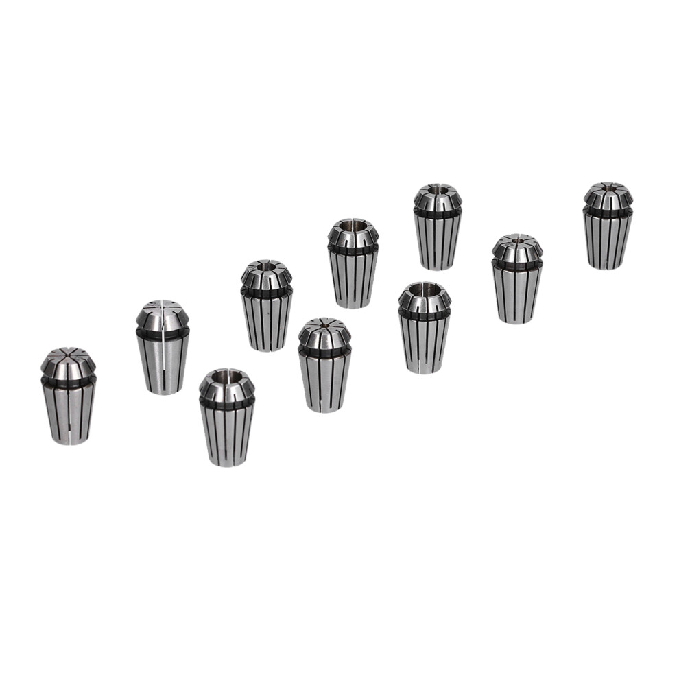 10pc ER16 HSS Collet Chuck Set