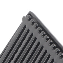 12cm Black Shower Drain Grille Set