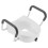 Raised Toilet Seat with Adjustable Armrests 1