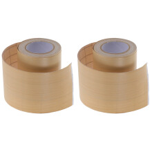 2Rouleaux Décor Plinthe PVC Adhésive Autocollante Marron