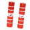 Cycle Rear Pegs Foot Rest Red Aluminium 10cm 15