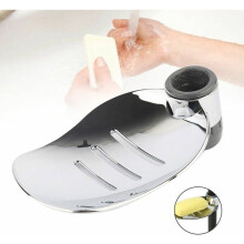 Soap dish - KZQ - Adjustable - Chrome - ABS plastic - Leaf design