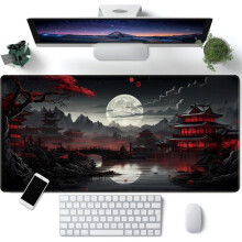 Mouse Pad για παιχνίδια - HAUTSTORE - 800x300 mm - Αντιολισθητικό - Αδιάβροχο - Ραμμένες άκρες