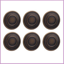 Vintage 17mm Stainless Steel Jeans Buttons, 12 Sets, Replacement, No Sewing, Screw Rivets for Trousers