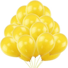 Balloons - YOLISTAR - 10" - Yellow - 100% Natural Latex - Superior Quality