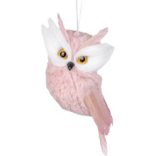 Owl-Shaped Christmas Ornaments, Simulated Feather Pendant, Hanging Animal Gifts, for Holidays, Halloween