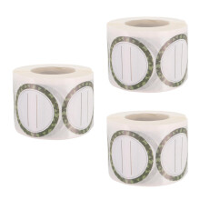 3Rouleauxétiquettes Adhésives Blanches Pour Bocaux Et Conserves Maison