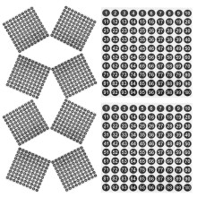 100Étiquettes Numérotées Rondes, Adhésives, En , Usage