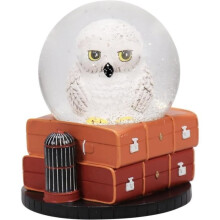 Snow globe - Harry Potter - Hedwig - 11.2 x 11.3 x 12.3 cm - Resin and glass - Decorative