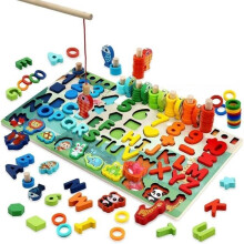 Educational Games - Montessori Games - Wooden Puzzle - Shape Learning - Ages 3 and Up